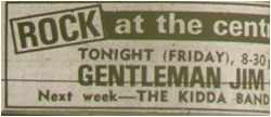 24/11/78 - Gentleman Jim, Tamworth Arts Centre