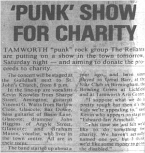 ‘PUNK’ SHOW FOR CHARITY