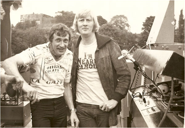 Tamworth Castle Grounds - Johnny Slade & Chris Tarrant.